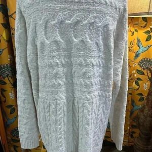 #237 J Jill large sweater white